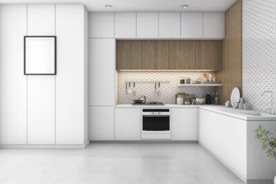 3d-rendering-white-minimal-kitchen-with-wood-decoration